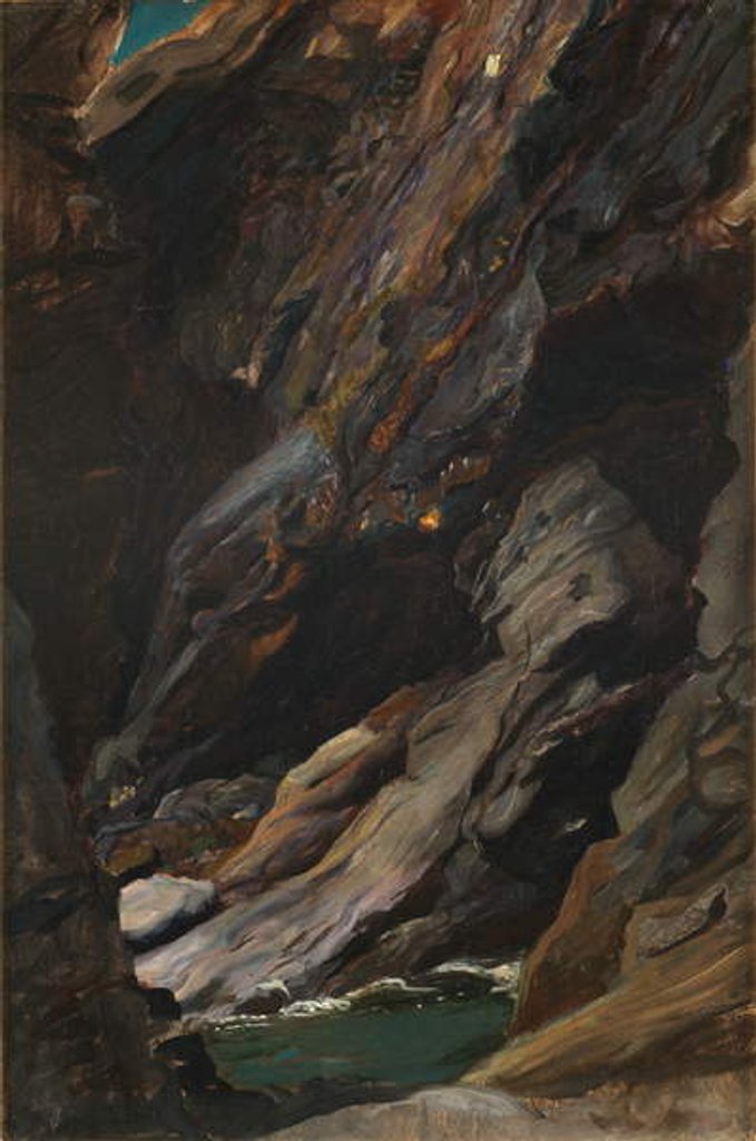 Detail of Rocks at Tintagel by William Blake Richmond