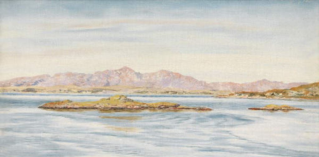 Detail of Morven Hills, 1885 by John Brett