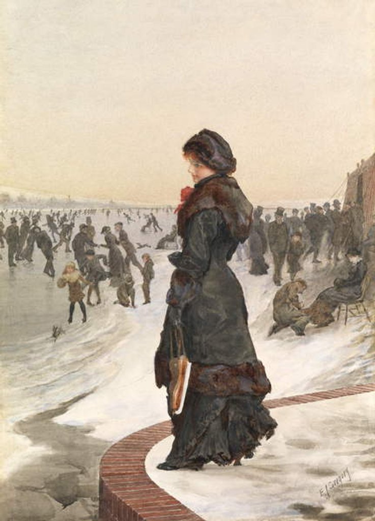 Detail of The Skater by Edward John Gregory