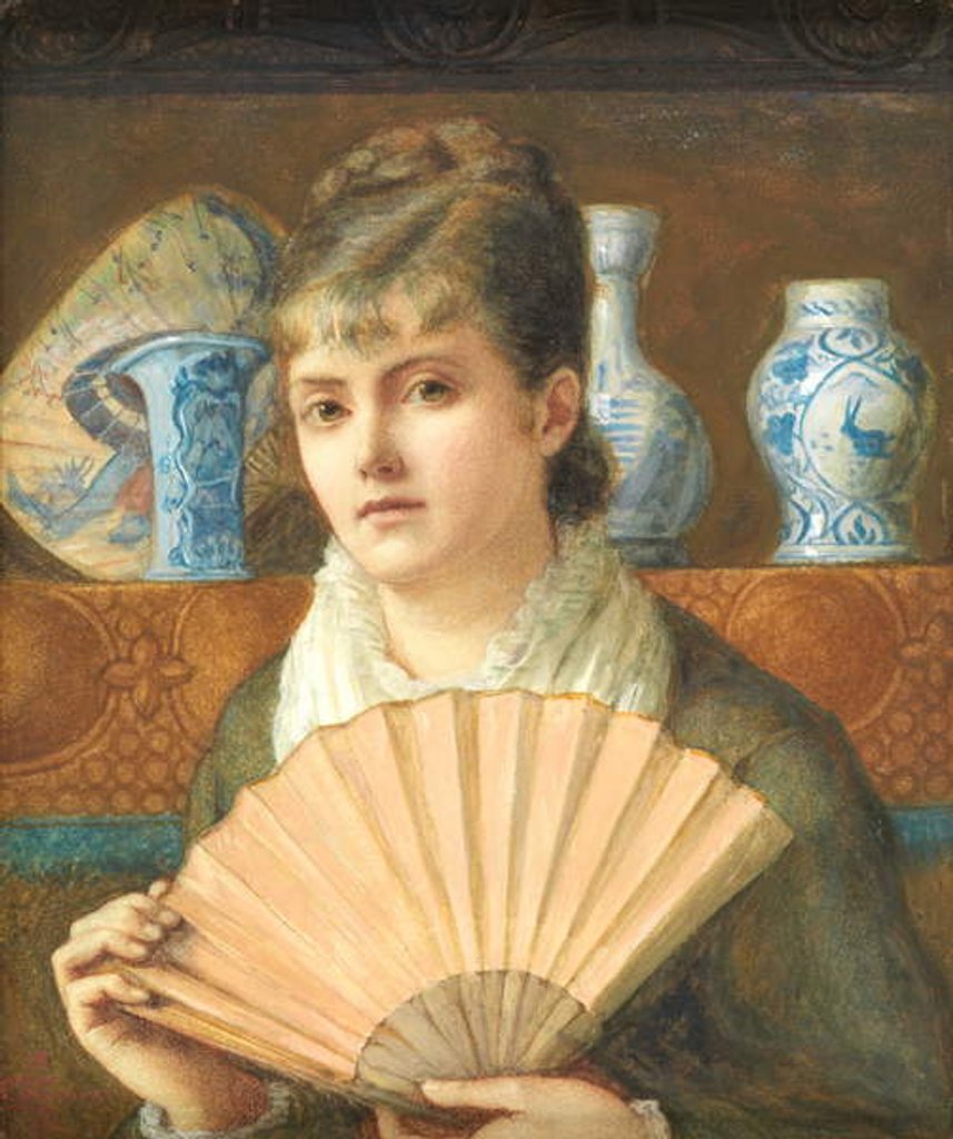 Detail of A Modern Young Woman by Elizabeth Sarah Guinness