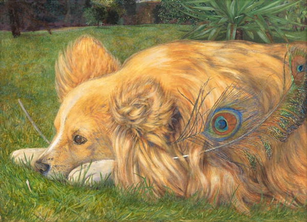 Detail of Jealous Jessie, 1861 by Emily & Hunt William Holman (1827-1910) Hunt