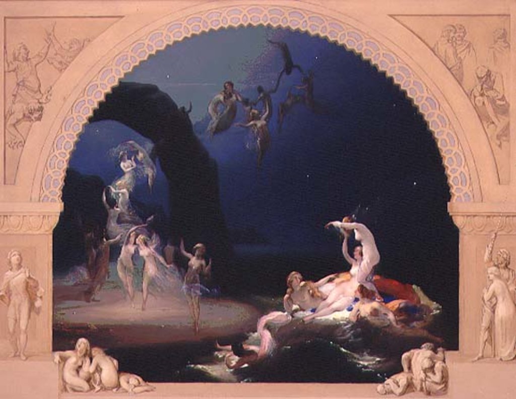 Detail of Come unto these Yellow Sands by Robert Huskisson