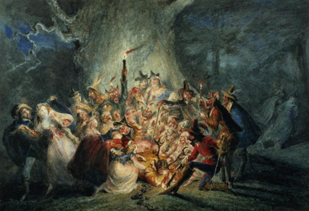 Detail of The Merry Wives of Windsor, Act V Scene 5 by George Cruikshank