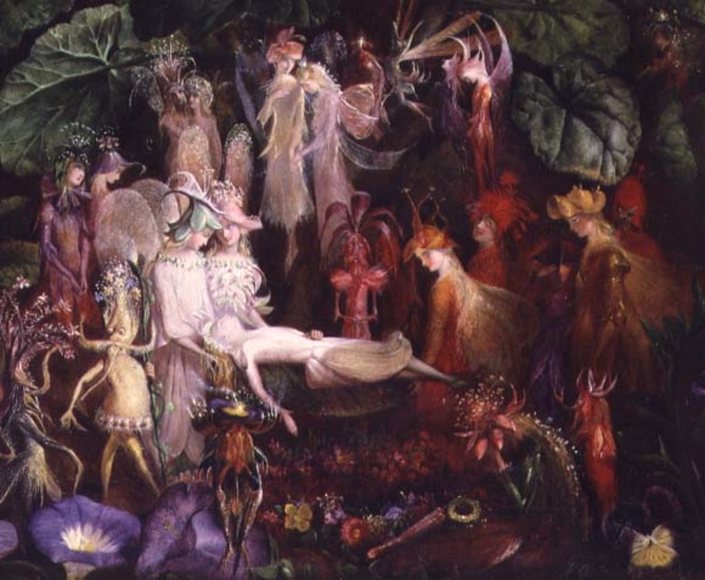 Detail of The Fairy's Funeral by John Anster Fitzgerald