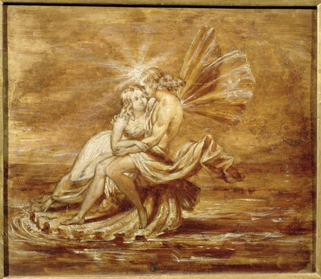 Detail of Fairies on a Shell by Joseph Noel Paton