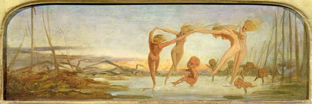 Detail of The Dance of the Pixies by Richard Doyle