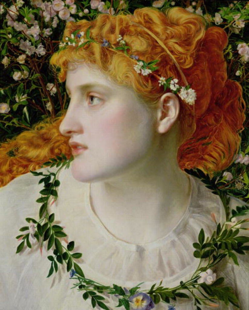 Detail of Perdita c.1866 by Anthony Frederick Augustus Sandys