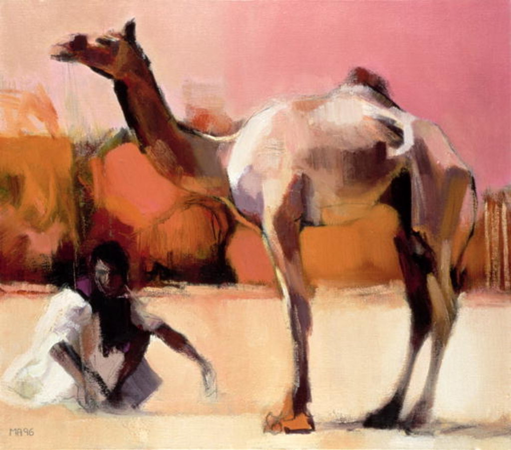 Detail of dsu and Said, Rann of Kutch, 1996 by Mark Adlington