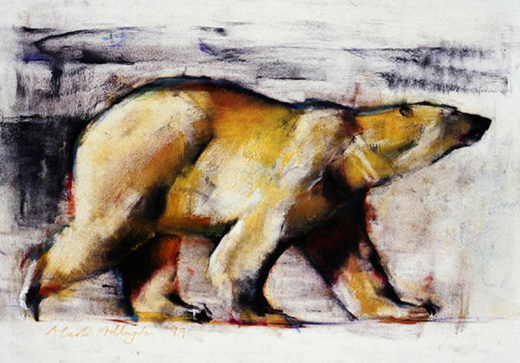 Detail of Polar Bear by Mark Adlington