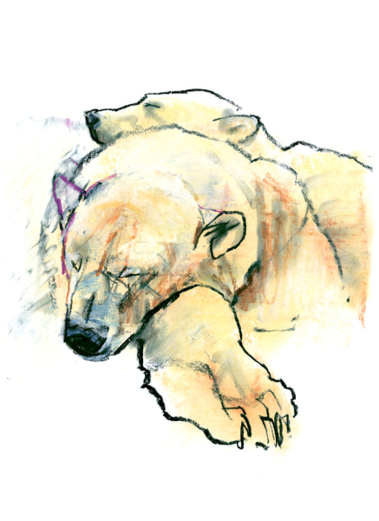 Detail of Pillow, 2016 by Mark Adlington