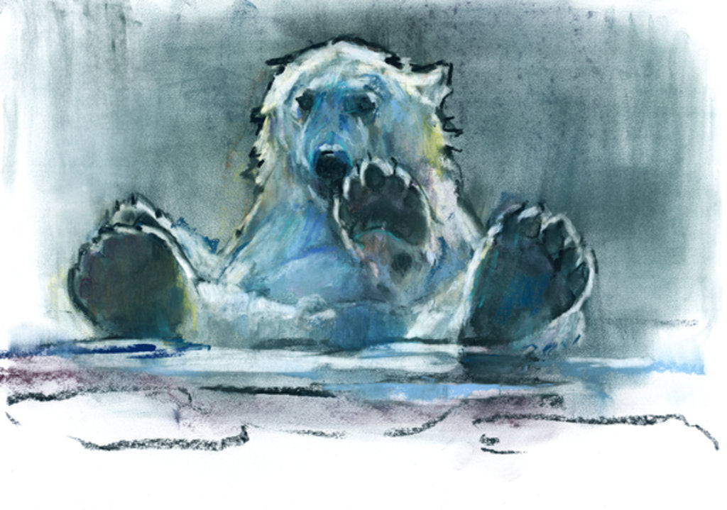 Detail of Ice Bath, 2016 by Mark Adlington