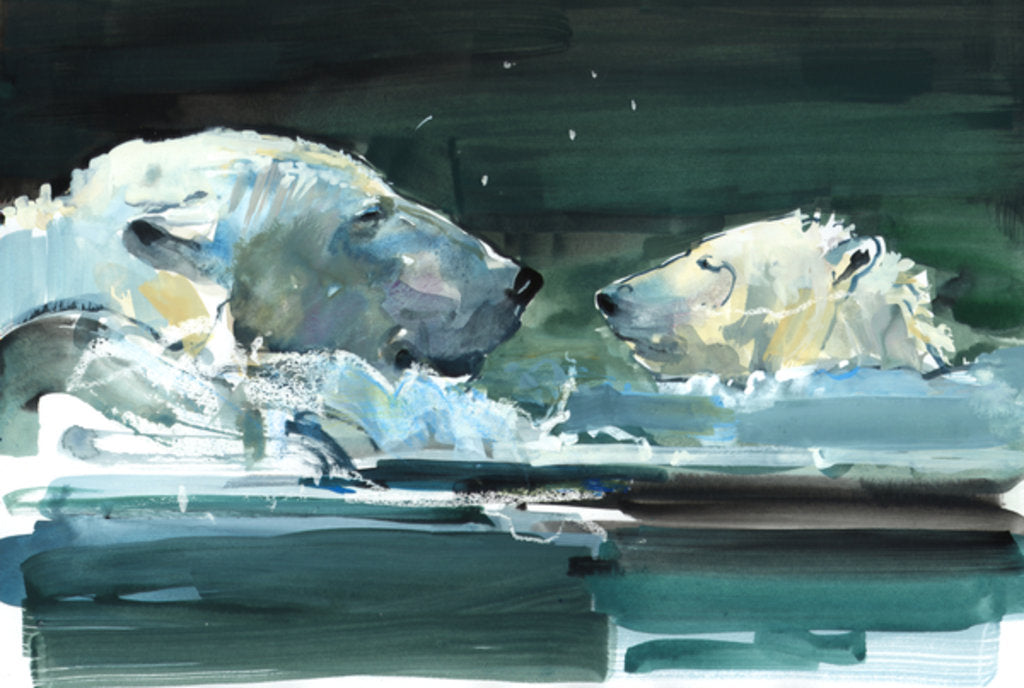 Detail of Nose to Nose, 2016 by Mark Adlington