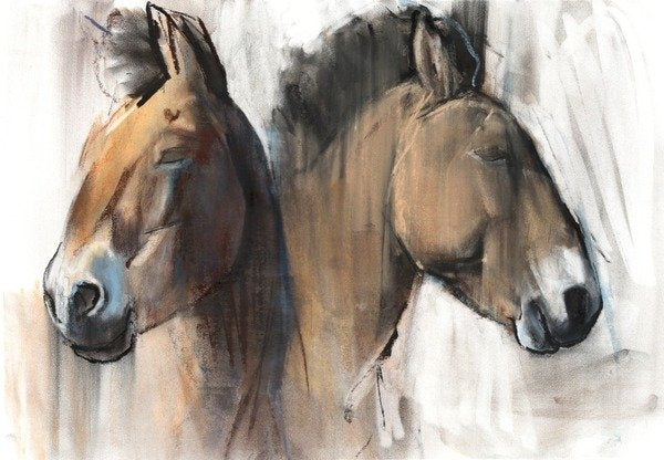 Detail of Head Study 2012 by Mark Adlington