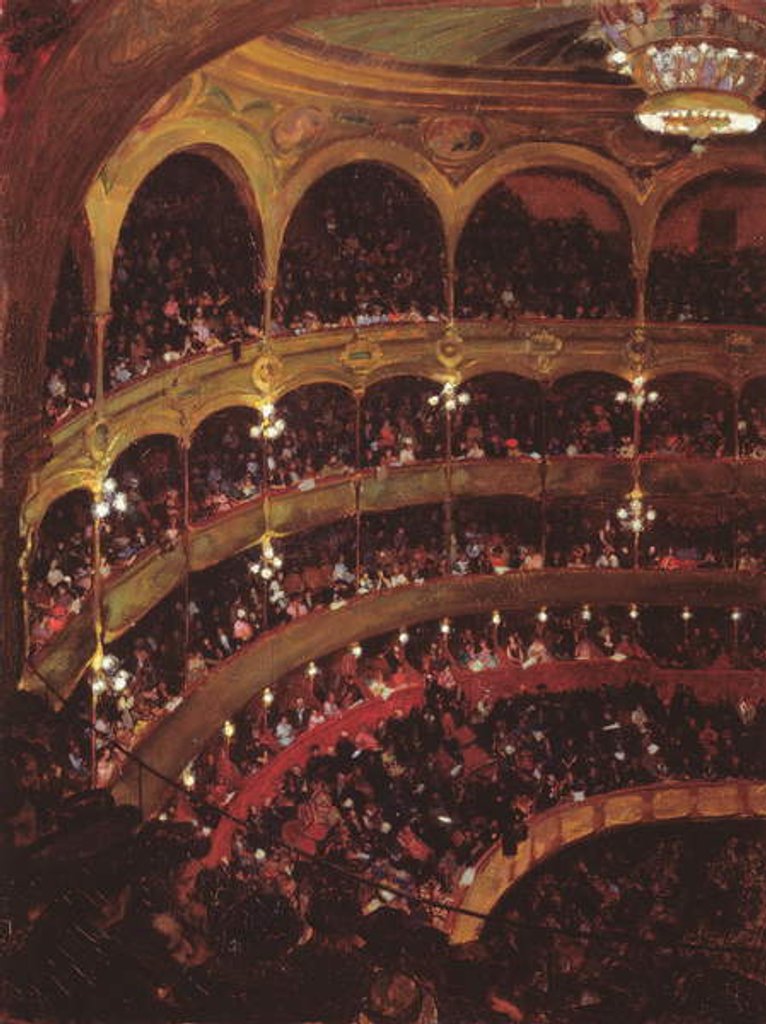 Detail of Concert Hall by Andre Devambez