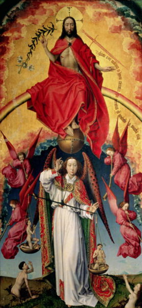 Detail of St. Michael Weighing the Souls by Rogier van der Weyden