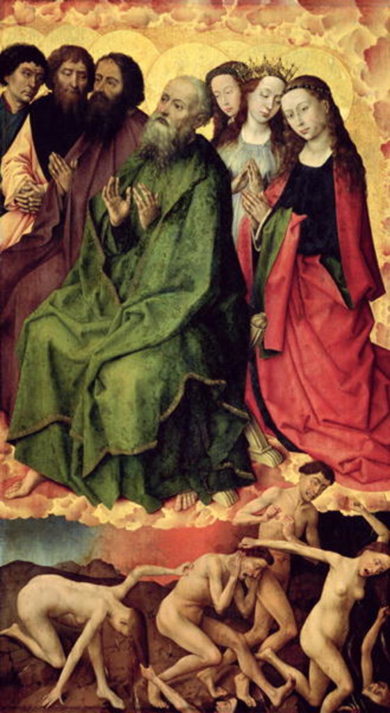 Detail of The Last Judgement, the entrance of the damned into hell, c.1445-50 by Rogier van der Weyden