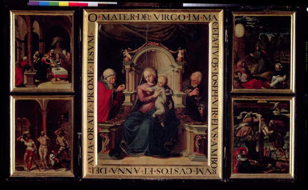 Detail of Triptych from the Capilla de las Reliquias by Spanish School