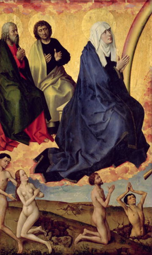 Detail of The Virgin Interceding for Mankind by Rogier van der Weyden