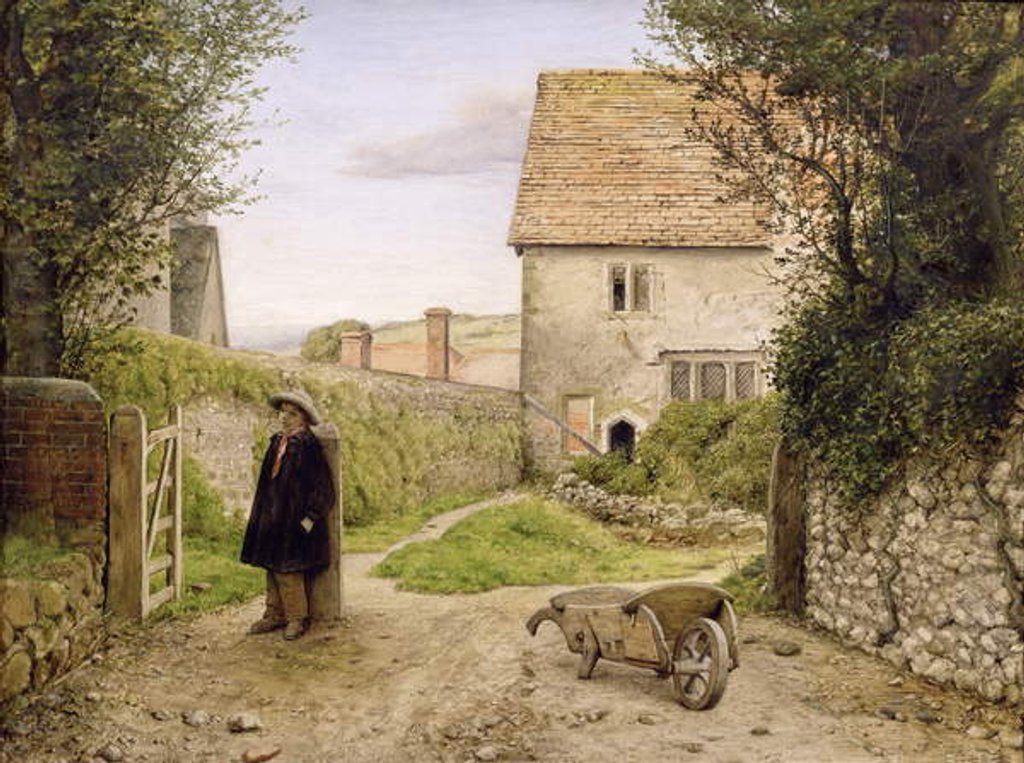 Detail of The Entrance to the Manse by William Dyce