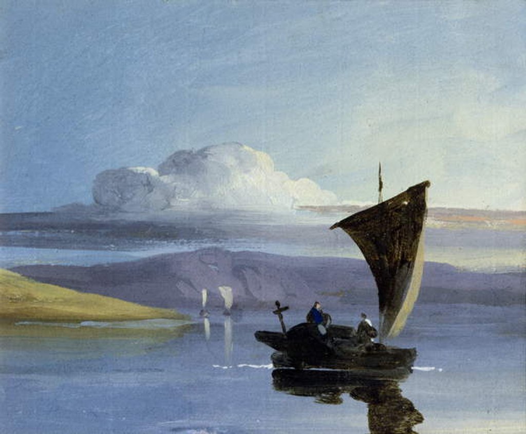 Detail of A Chinese Junk by George Chinnery