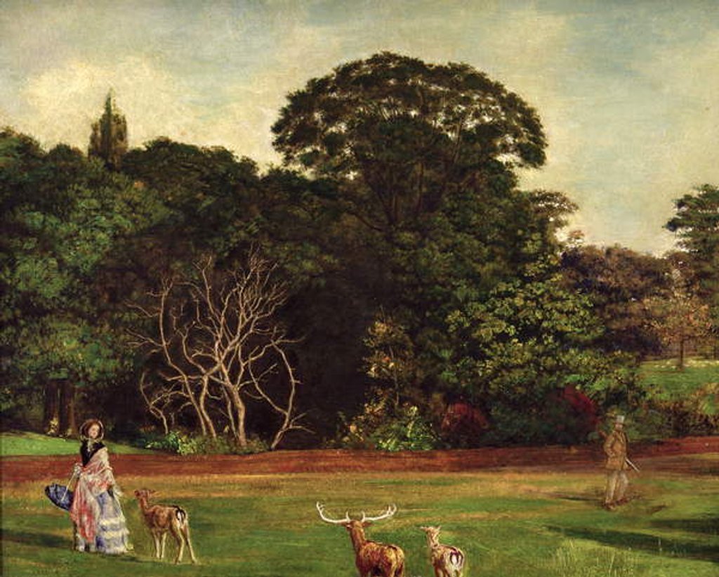 Detail of Love at First Sight by William Holman Hunt