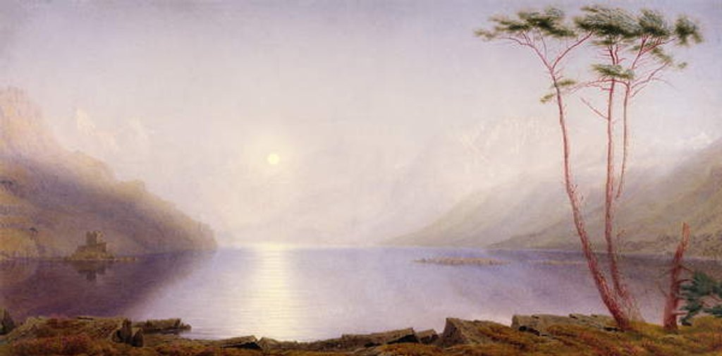 Detail of Loch Duich, Summer Moonlight by William Turner