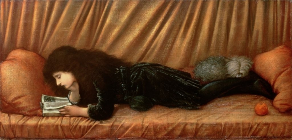 Detail of Portrait of Katie Lewis, 1886 by Edward Coley Burne-Jones