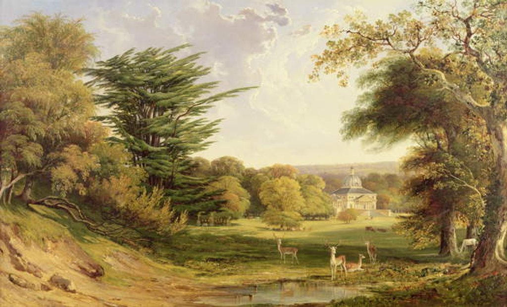 Detail of Mereworth Park, Kent by John F. Tennant