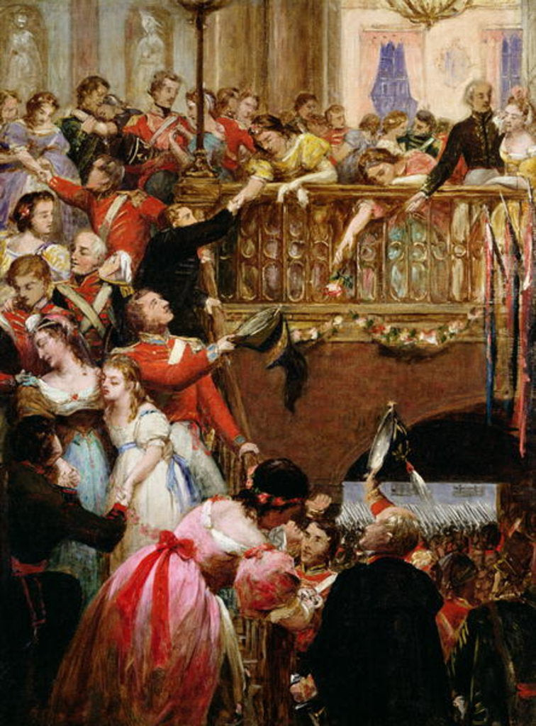 Detail of Before Waterloo by Henry Nelson O'Neil