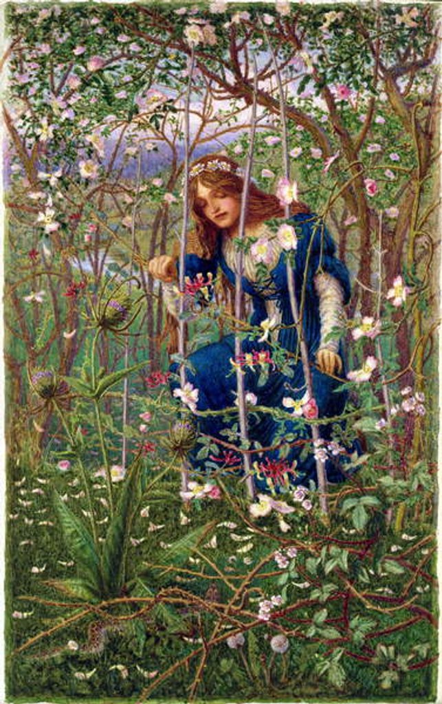 Detail of The Briar Wood by Woodbine K. Hinchliff