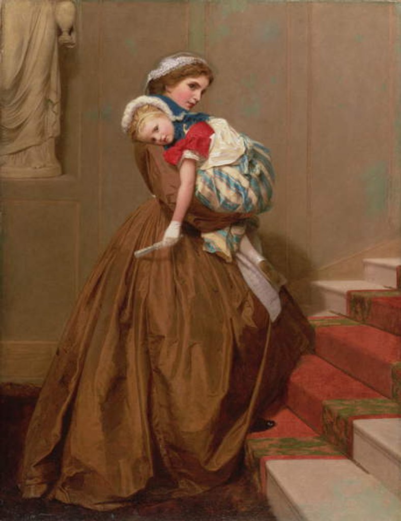 Detail of Miss Lily's Return from the Ball, 1866 by James Hayllar
