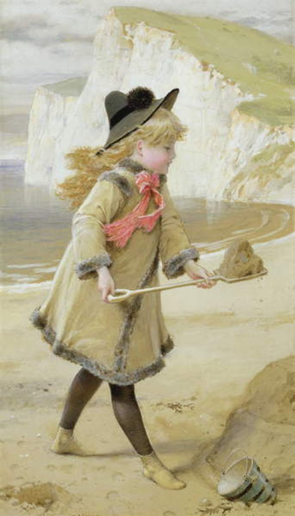 Detail of The Sand Castle by William Stephen Coleman