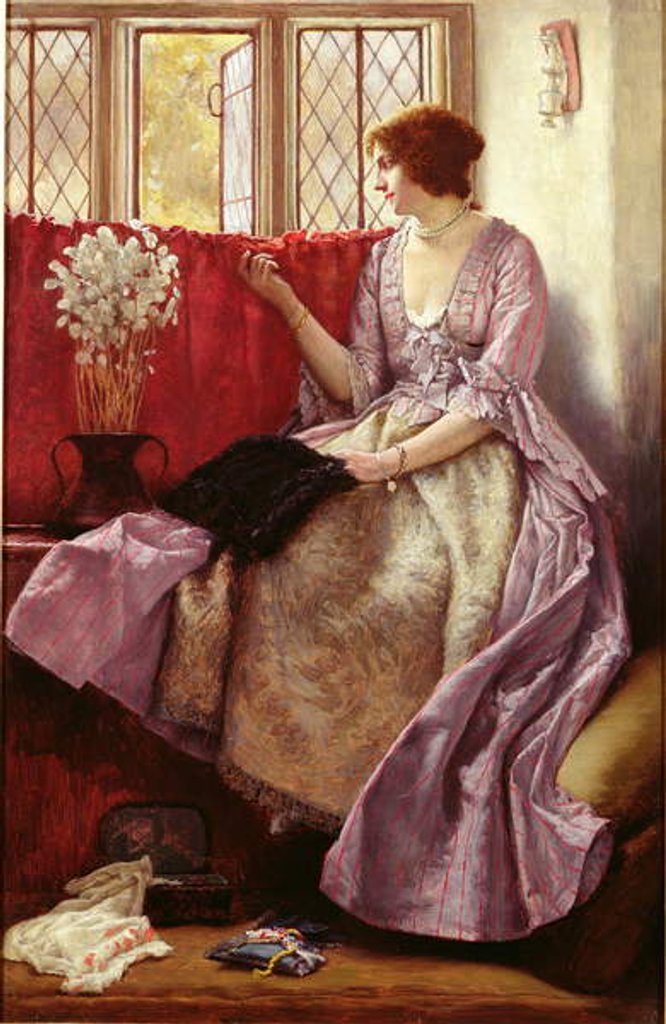 Detail of Waiting by James Dromgole Linton