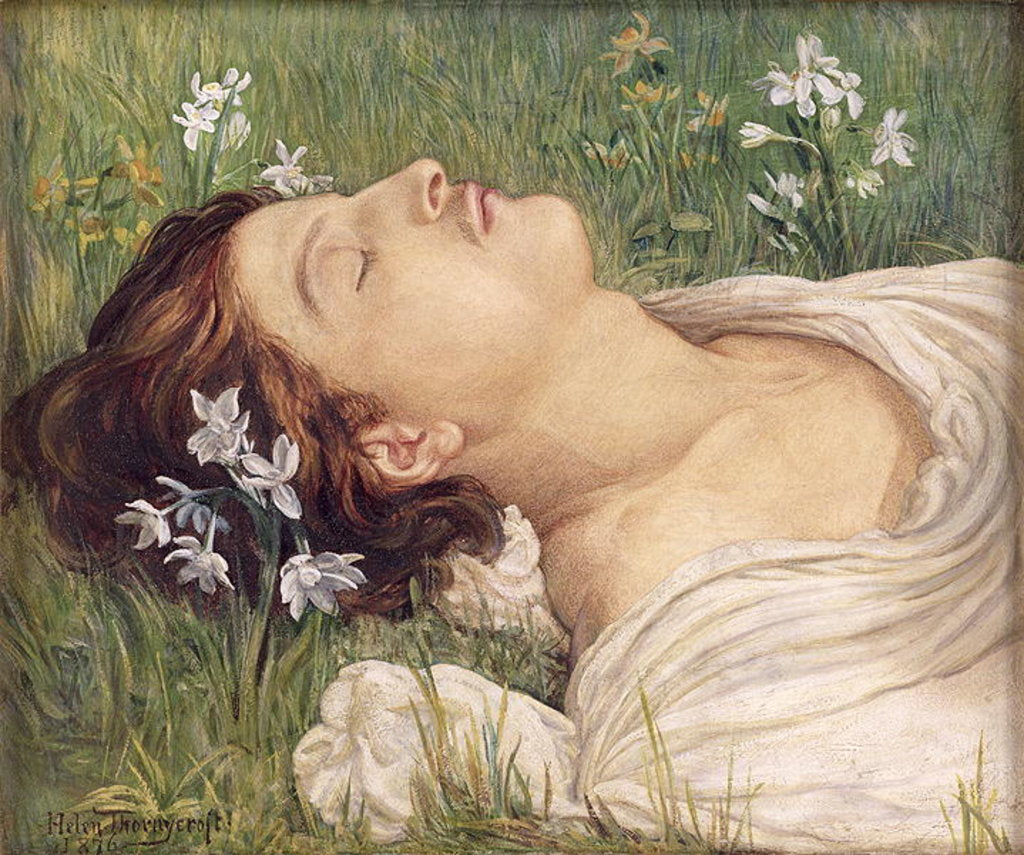 Detail of Narcissus, 1876 by Helen Thornycroft