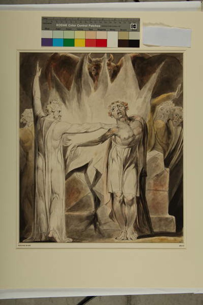 Detail of Jeroboam and The Man of God, c.1804 by William Blake