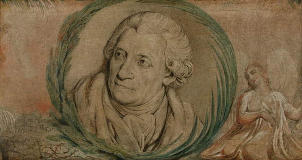 Detail of Friedrich Gottlieb Klopstock, 1800-03 by William Blake