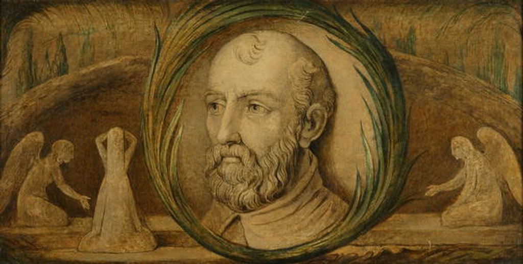 Detail of Torquato Tasso by William Blake