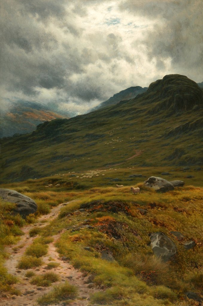 Detail of Lifting Mist, 1883 by Joseph Knight