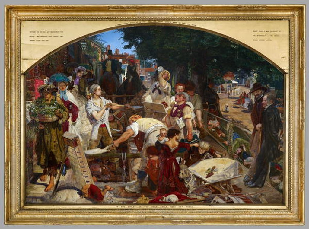 Detail of Work, 1852-65 by Ford Madox Brown