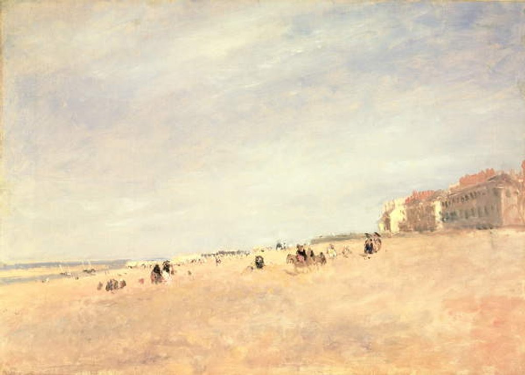 Detail of Rhyl Sands, c.1854 by David Cox