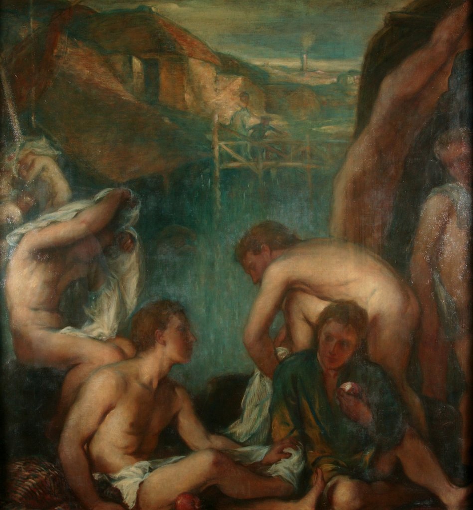 Detail of The Mill Pond, 1905 by Charles Haslewood Shannon