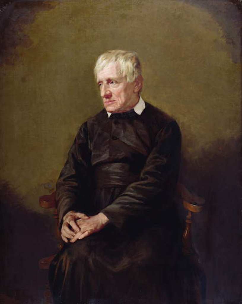 Detail of John Henry Newman, after 1874 by William Thomas Roden