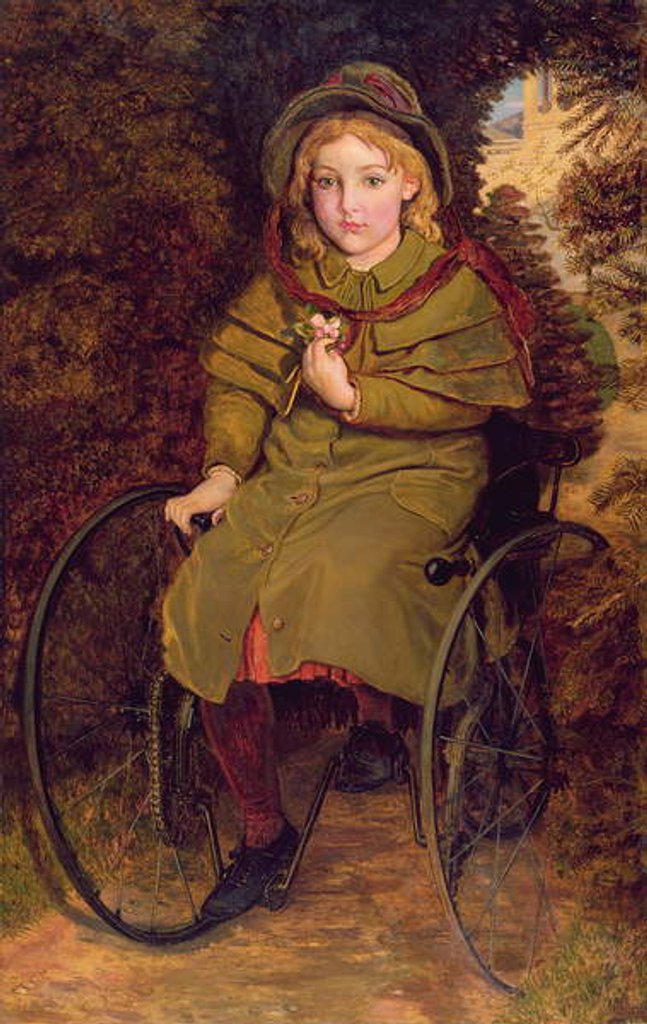 Detail of Madeline Scott, 1883 by Ford Madox Brown