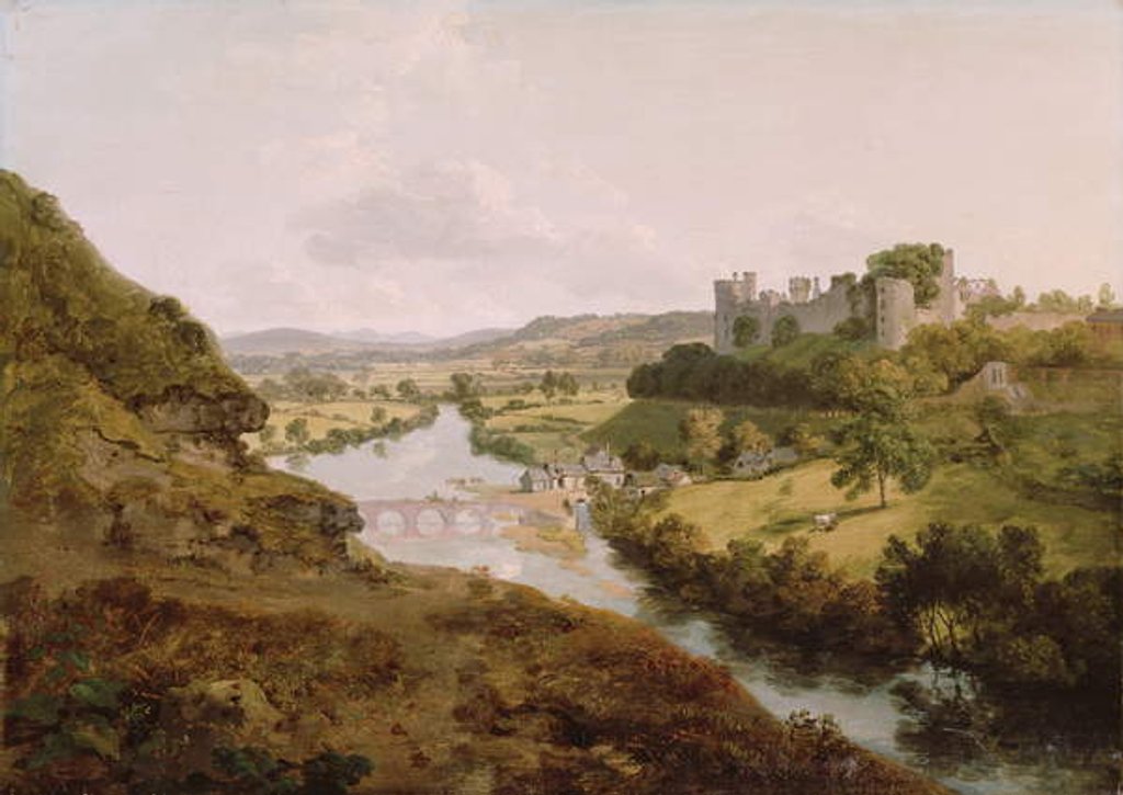 Detail of Ludlow Castle, Shropshire, 1792 by Julius Caesar Ibbetson
