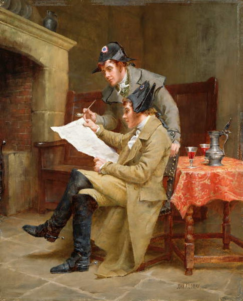 Detail of News of the Army, c.1900 by John Arthur Lomax