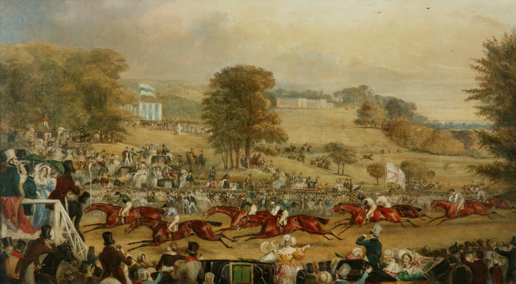 Detail of Heaton Park Races, Manchester by Francis Calcraft Turner