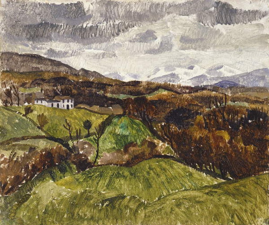 Detail of Cumberland Landscape, 1928 by Christopher Wood