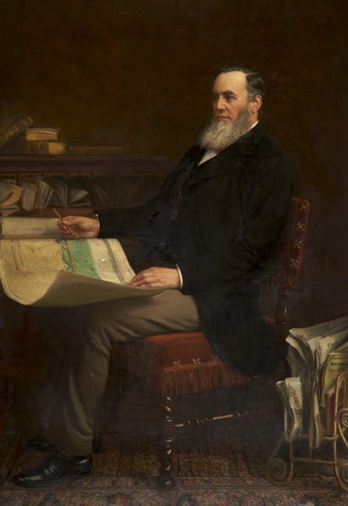 Detail of Daniel Adamson, 1900 by Philip Richard Morris
