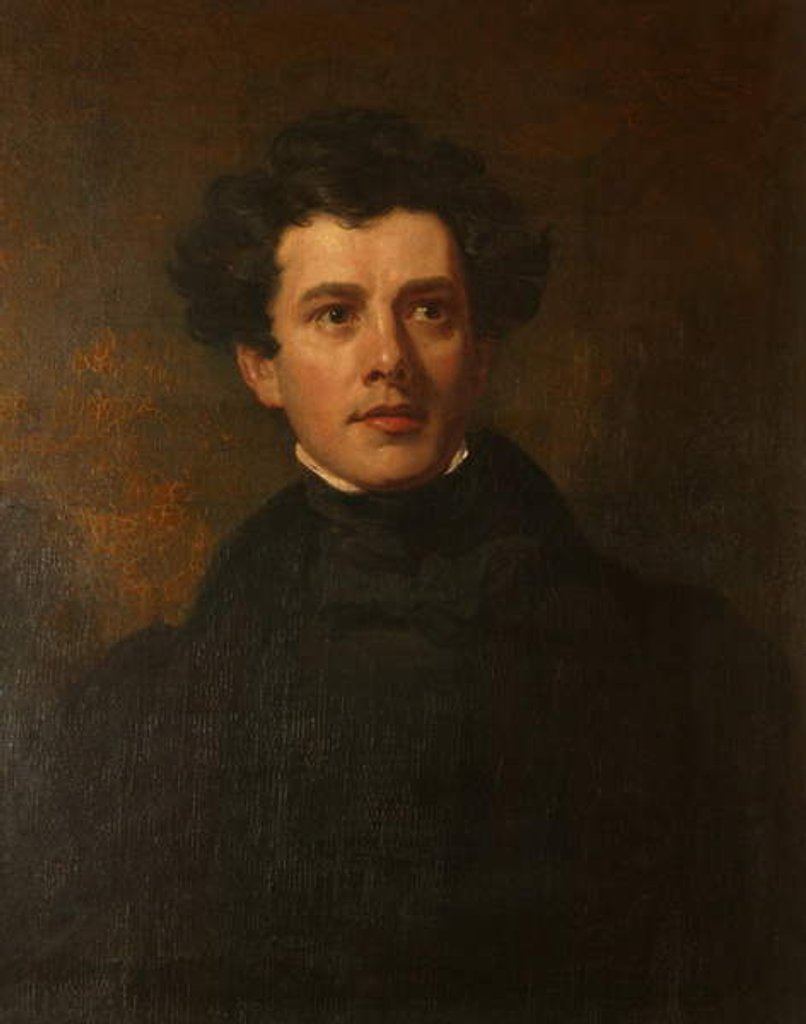 Detail of Charles Swain, 1837 by William Bradley