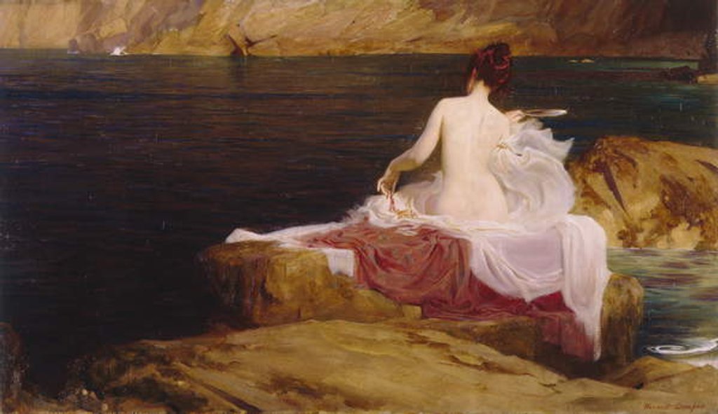 Detail of Calypso's Isle, 1897 by Herbert James Draper